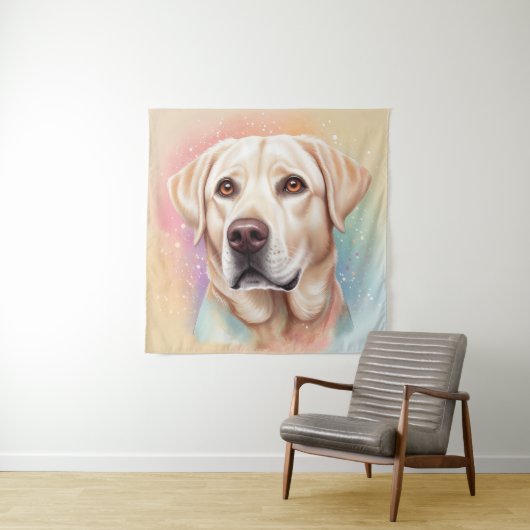 ドリーミーラブラドールリトリエバーマジカルポートレート タペストリー (インサイチュ)