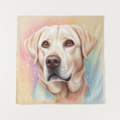 ドリーミーラブラドールリトリエバーマジカルポートレート タペストリー (正面)