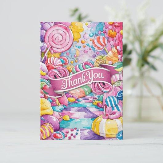 ドリーミーリトルキャンディランドサンキューカード サンキューカード (スタンド正面)