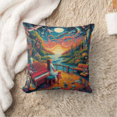 ドリーミーリバーフロント調和レイラ クッション (ブランケット)