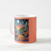 ドリーミーリバーフロント調和レイラ コーヒーマグカップ (正面左)