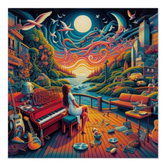 ドリーミーリバーフロント調和 ポスター (正面)