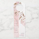 ドリーミーリーフ応援赤面ピンクID817ボトル つる ボトルネックタグ (正面)