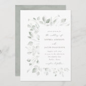 ドリーミーリーフ招待状 招待状 (正面/裏面)