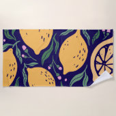 ドリーミーレモンズ ビーチタオル (正面)