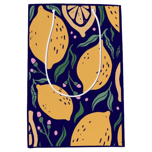 ドリーミーレモンズ ミディアムペーパーバッグ (正面)