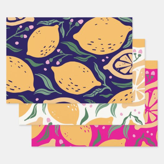 ドリーミーレモンズ ラッピングペーパーシート (セット)