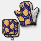 ドリーミーレモンズ 鍋つかみ&鍋敷きセット (正面/裏面)