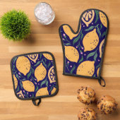 ドリーミーレモンズ 鍋つかみ&鍋敷きセット (トップダウン)