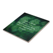 ドリーミーワイルドバラパーソナライズされたフローラ結婚ズ タイル (側面)