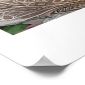 ドリーミーヴィンテージインスパイアバラ ポスター (角)