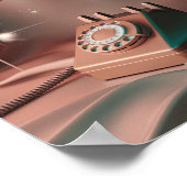 ドリーミーヴィンテージ電話ポスター ポスター (角)