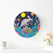 ドリーミー夜景の森 ラージ壁時計 (ホーム)