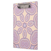 ドリーミー渦巻き旋回 – パステルパタサイケデリックーン クリップボード (左)