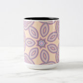 ドリーミー渦巻き旋回 – パステルパタサイケデリックーン ツートーンマグカップ (中央)