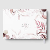 ドリーミー結婚リーフのバーガンディID817 ゲストブック (裏面)