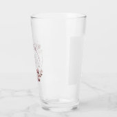 ドリーミー結婚リーフのバーガンディID817 タンブラーグラス (左)