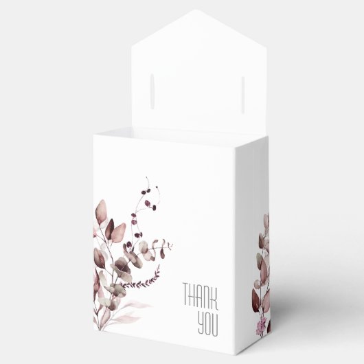 ドリーミー結婚リーフのバーガンディID817 フェイバーボックス (オープン)