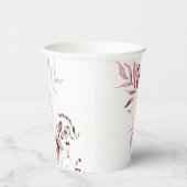 ドリーミー結婚リーフのバーガンディID817 紙コップ (右)