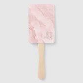 ドリーミー結婚リーフの式赤面ピンクID817 ハンドファン (裏面)