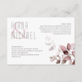 ドリーミー結婚リーフの詳細ブルゴーニュID817 エンクロージャーカード (正面)