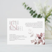 ドリーミー結婚リーフの詳細ブルゴーニュID817 エンクロージャーカード (スタンド正面)