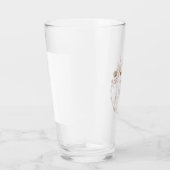 ドリーミー結婚リーフの赤面ピンクID817 タンブラーグラス (右)