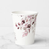 ドリーミー結婚リーフのV1ブルゴーニュID817 紙コップ (右)