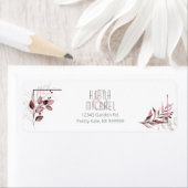 ドリーミー結婚リーフのV2ブルゴーニュID817 ラベル (インサイチュ)