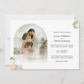 ドリーミー結婚式招待状 |クラシックミニマル 招待状 (正面)