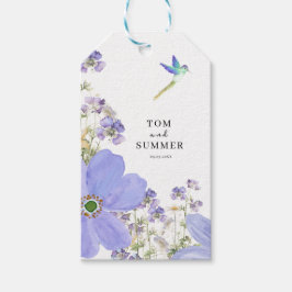 ドリーミー結婚薄紫 ギフトタグ