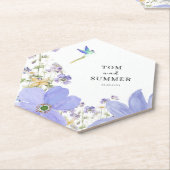 ドリーミー結婚薄紫 ペーパーコースター (アングル)