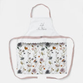 ドリーミー花模様ベーキングと料理エプロン エプロン (正面)