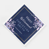 ドリーミー薄紫パステルウォーターカラーリタイアメントパーティー (コーナー)