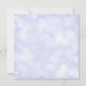 ドリーミー薄紫パーソナライズされた招待状 招待状 (裏面)