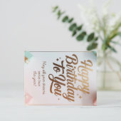 ドリーミー誕生日ウィッシュズカード ポストカード (スタンド正面)