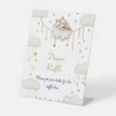 ドリーミー金ゴールドスターフクロムオムツラッフル 台座サイン (正面)