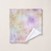 ドリーミー金ゴールド紫グラデーション バスタオルセット (ウォッシュタオル)