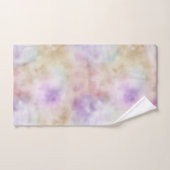 ドリーミー金ゴールド紫グラデーション バスタオルセット (ハンドタオル)