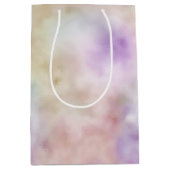 ドリーミー金ゴールド紫グラデーション ミディアムペーパーバッグ (正面)