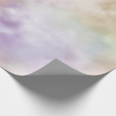 ドリーミー金ゴールド紫グラデーション ラッピングペーパー (角)