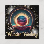 ドリーミー魔法ファンタジー糸のクロチェットフッククラフトショー スクエア名刺 (正面)