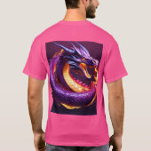 ドリーミー・ウォーター・カラー・ドラゴンTシャツ Tシャツ (裏面)
