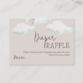 ドリーミー・ベージュ天国がジェンダー・リビールを送信 エンクロージャーカード (正面)