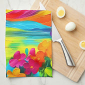 ドリーミー・マウンテン絵を描陛下 キッチンタオル (四つ折り)