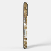 ドリーミー《写真》ぼけ味金ゴールドグリッターレターJモノグラムブラック Case-Mate iPhoneケース (裏面 / 右)