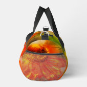 ドリーミー《植物》百日草フラワーパーソナライズされたヴィンテージ ダッフルバッグ (右)