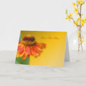 ドリーミー《植物》百日草フラワーフォトカード カード (黄色い花)
