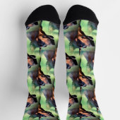 ドリーミー（犬）ドーベルマン・ピンシェル絵画顔 ソックス (上部)