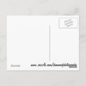 ドリーミー（犬）ドーベルマン・ピンシェル絵画顔 ポストカード (裏面)